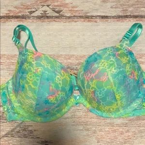 Colorful padded bra